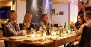 UP THE ALPS dinner0172